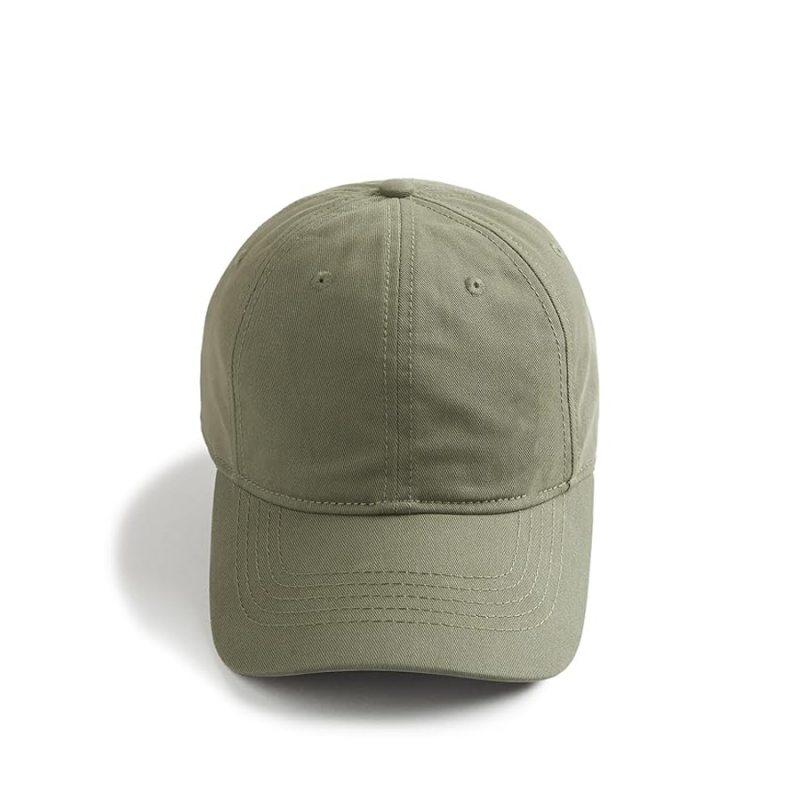 Men Super Combed Cotton Solid Cap with Adjustable