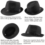 Fashion Black Trilby Hat