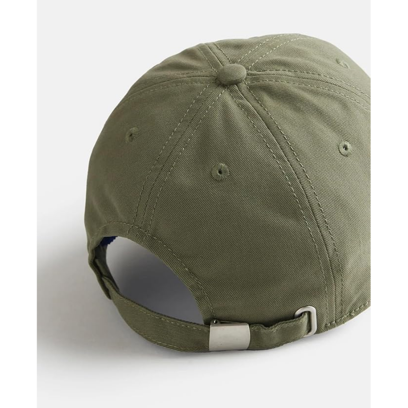 Men Super Combed Cotton Solid Cap with Adjustable